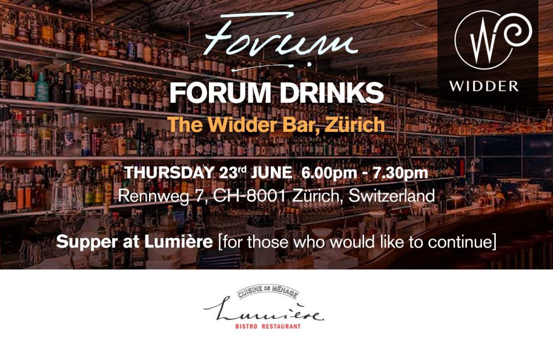 Forum Drinks, The Widder Bar