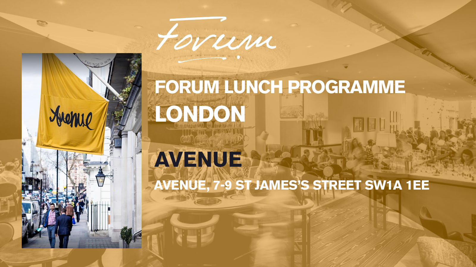 Forum Lunch Avenue
