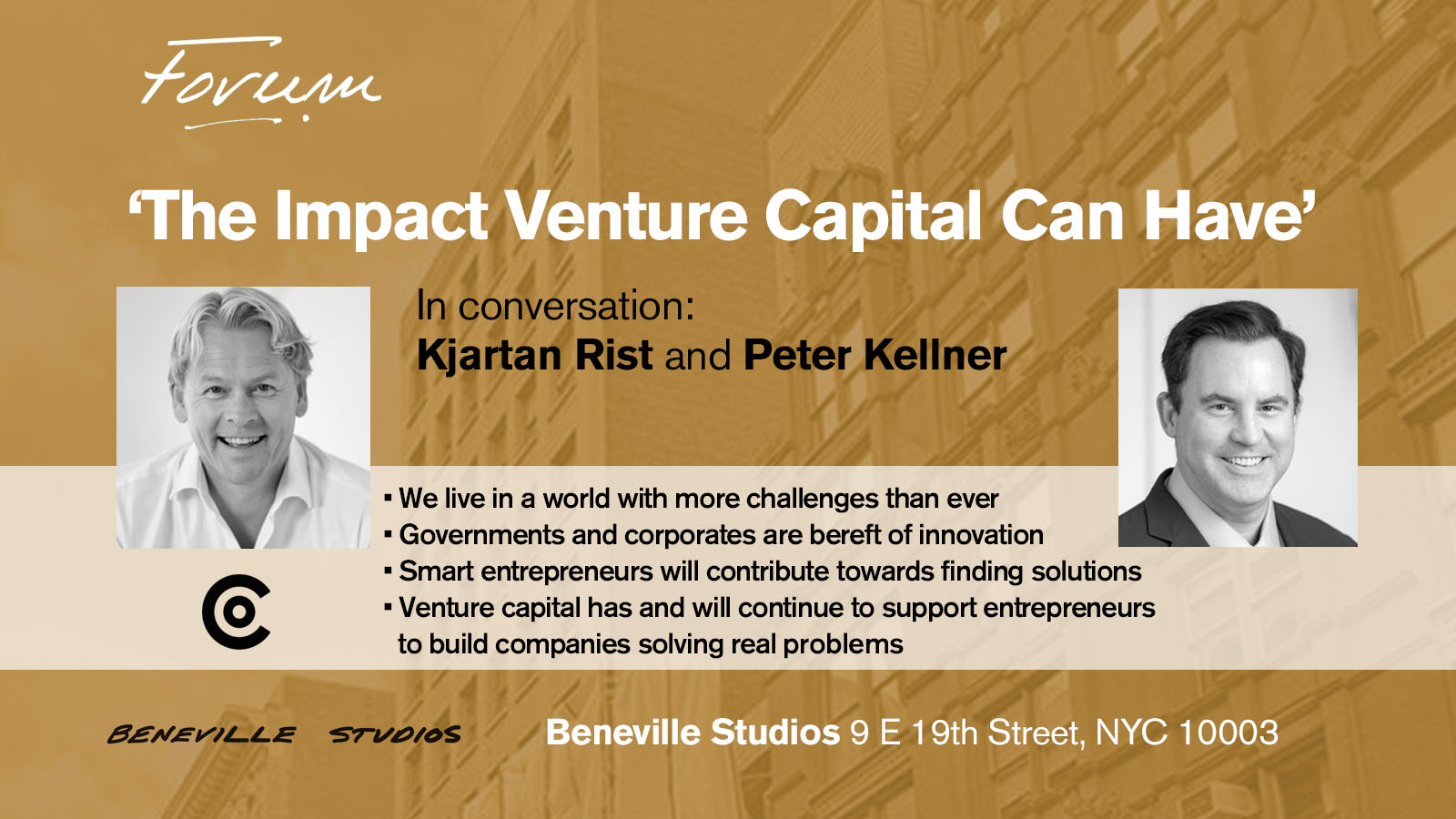 NYC_April20_The Impact Venture Capital Can Have